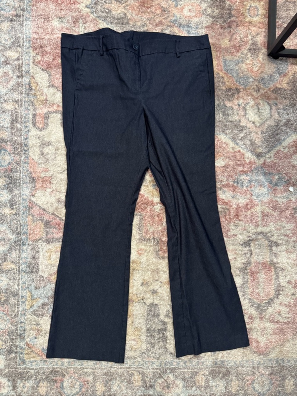 Lane Bryant Dark Denim Trouser-Style Pants